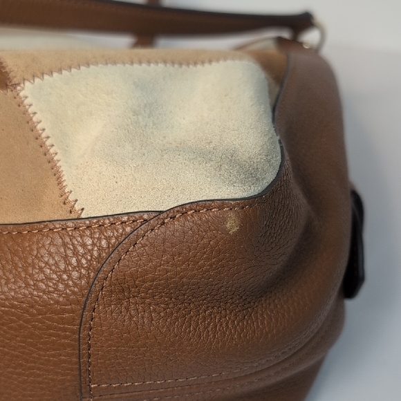 Kate Spade Leila Patchwork Suede And Leather Shoulder Bag - Picture 10 of 16